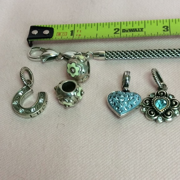 FINAL SALE PRICE Brighton Charm Bracelet + 14 Charms - Picture 2 of 11